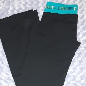 Reversible yoga pants. Large. Tall. Bell bottoms